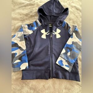 Under Armour Kids' Blue Camo Hoodie